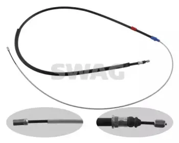 Трос, стояночная тормозная система SWAG купить